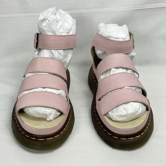 Dr Martens Clarissa  Chunky Leather Sandals In Bubblegum Pink Womens Sz 10 EU 42 - Picture 9 of 9